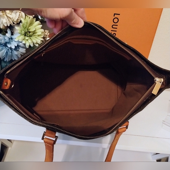 Louis Vuitton Cabas Mezzo GM  Dustbag, Lock And Key Pre Loved Condition - Picture 9 of 14